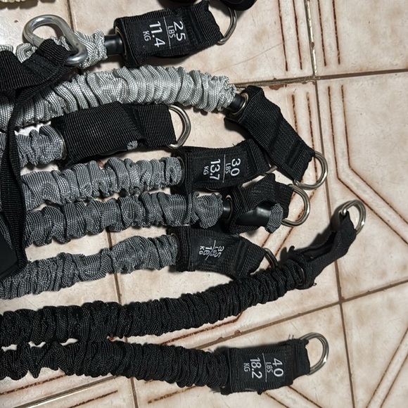 Weighted resistance bands (20-40lbs) - Picture 3 of 5